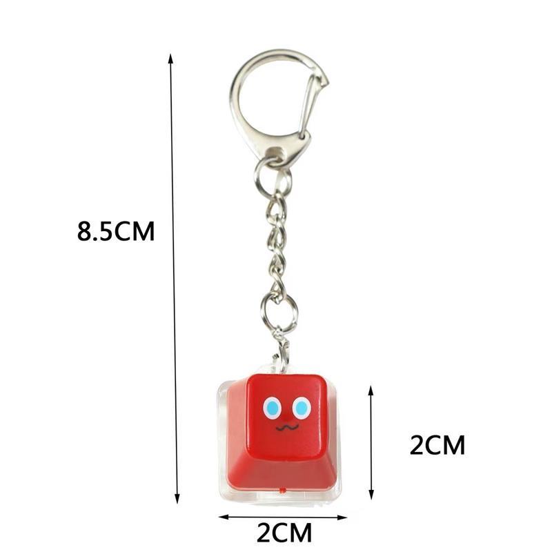 2/3 Pcs Fidget Decompression Keyboard Button Keychain Bag Pendant Stress Relief Toy Antistress Finger Keyboard Game Keyring Gift
