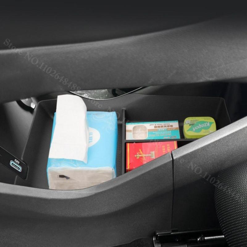 For BYD Seal 6 DM-i Touring Central Control Lower Storage Box Wireless Charging Silicone Pad Armrest Organizer Box Accessories