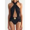 X Zeynep Tosun Black Sun Accessory Detailed Swimsuit Tclss23ma00001