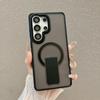 Samsung S26ultra sound bracket matte magnetic mobile phone case s25plus anti-drop simple protective case
