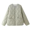 Western Style 2024 Autumn New Women Clothes All-Match Warm Long Sleeve Zip-up Casual Jacket 1255793
