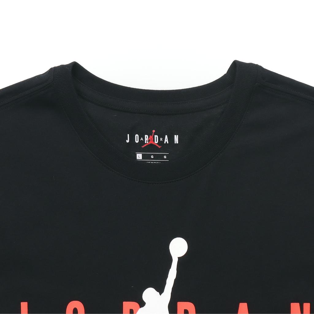 T-shirt Sportiva da Uomo Air Jordan Wordmark Jumpman Logo Nera Uomo CK4213-010