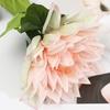Artificial Dahlias Flower 20 Inch Long Stem Fake Silk Flower for Wedding Bouquets Fall Home Table Decor Floral Arrangements