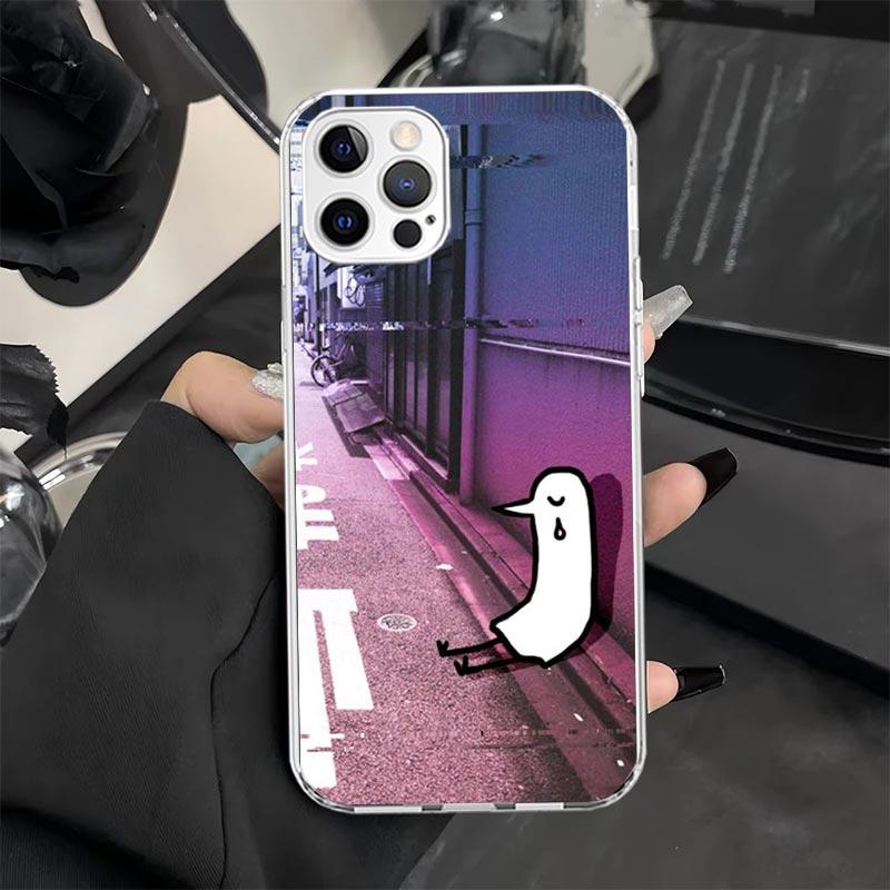 Oyasumi Punpun Phone Case for iPhone 11 12 13 Mini 14 15 Plus 16 Pro Max 17 Air 16E 7 8 SE 17ProMax Soft Fundas Cover 11 12 13 M