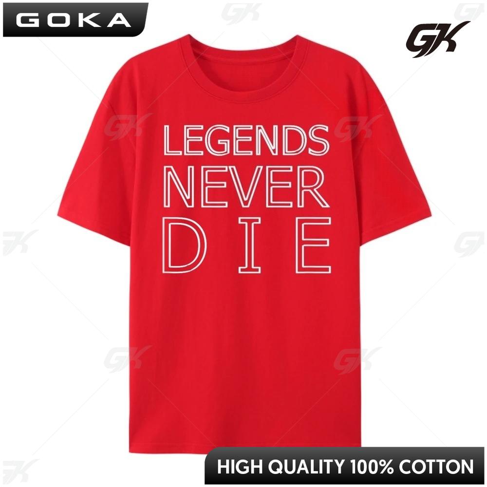 Legends Never Die Cotton Graphic T Shirt Homme Camisa Print Men Clothes Mans Oversized Round Short Sleeved T Shirt Leisure