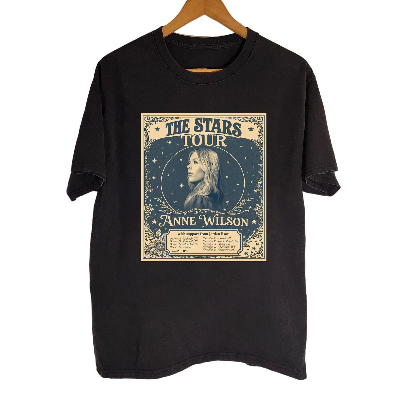 HOT! Anne Wilson Tour 2026 Black Cotton All size S-5XL T-shirt HT182 S
