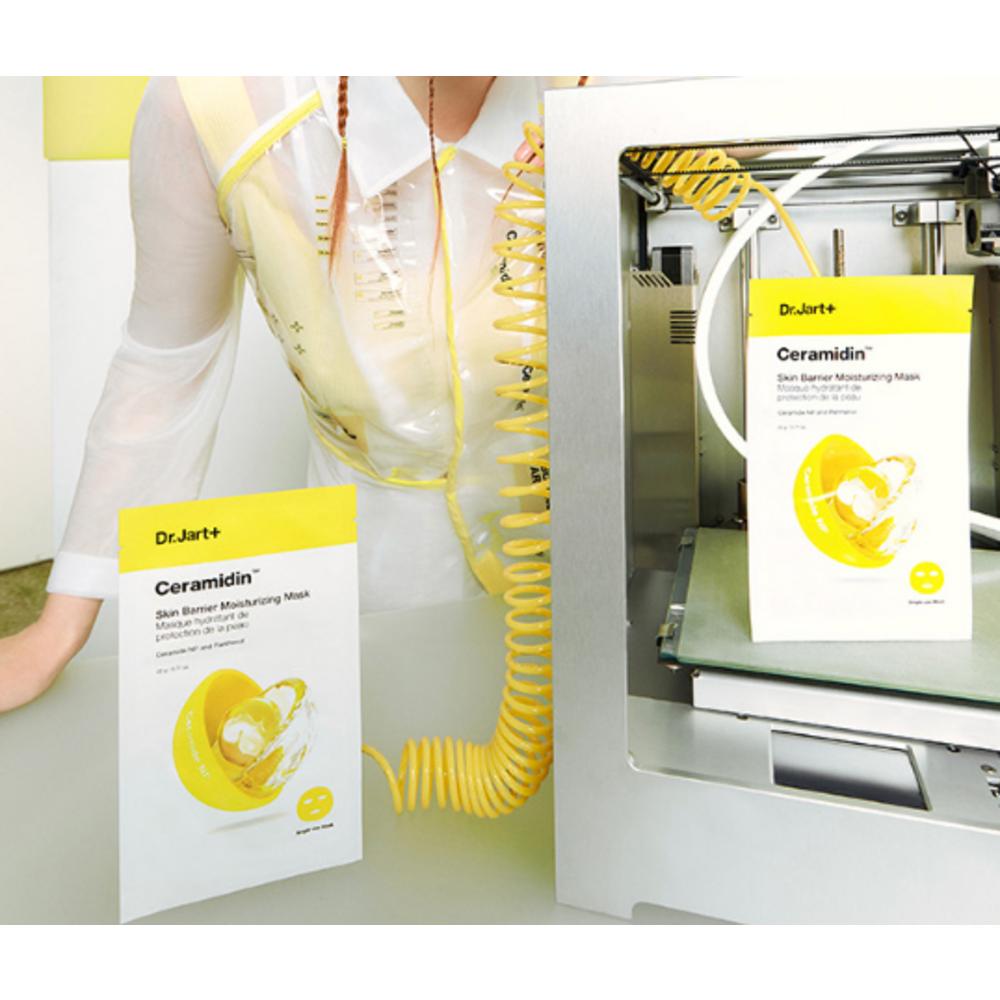 Dr. Jart Ceramidin Skin Barrier Moisturizing Mask 22g, 5 pieces, 1 piece