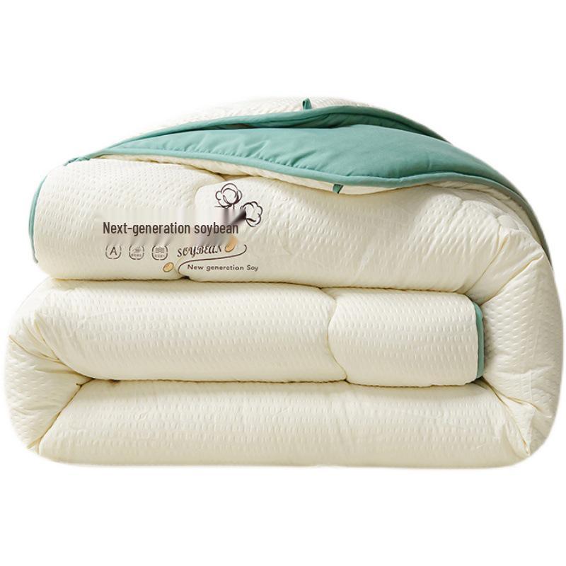 Dicke Warme Sojabohnenfaserdecke für Winter und Wohnheim - Einzel-/Doppel