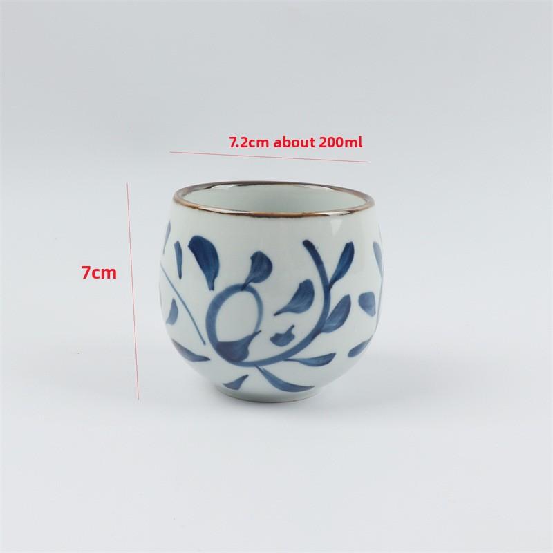 

Japanese Style Steamed Egg Cup Colorful Chawanmushi Dessert Bowl High Temperature Ceramic Tableware