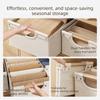 Foldable Clothes Storage Box Stackable Closet Storage Container  Wardrobe