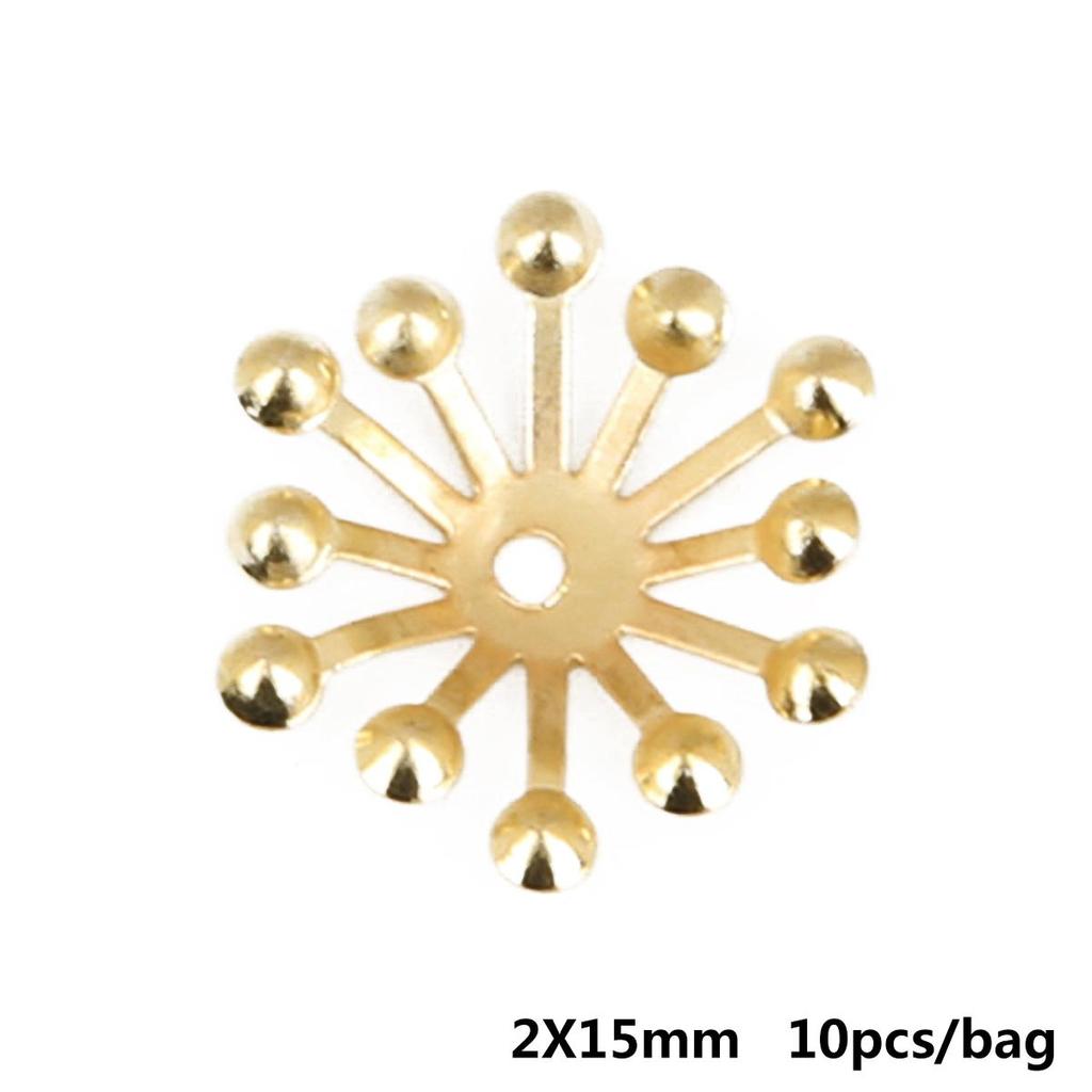 10ks Paví Měsíční Přívěsek Květina DIY Doplňky Součástky Pro Výrobu Šperků