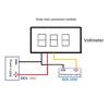 10Pcs Mini Digital 0.28" 3 Wire LED Panel Display Voltage Tester Voltmeter