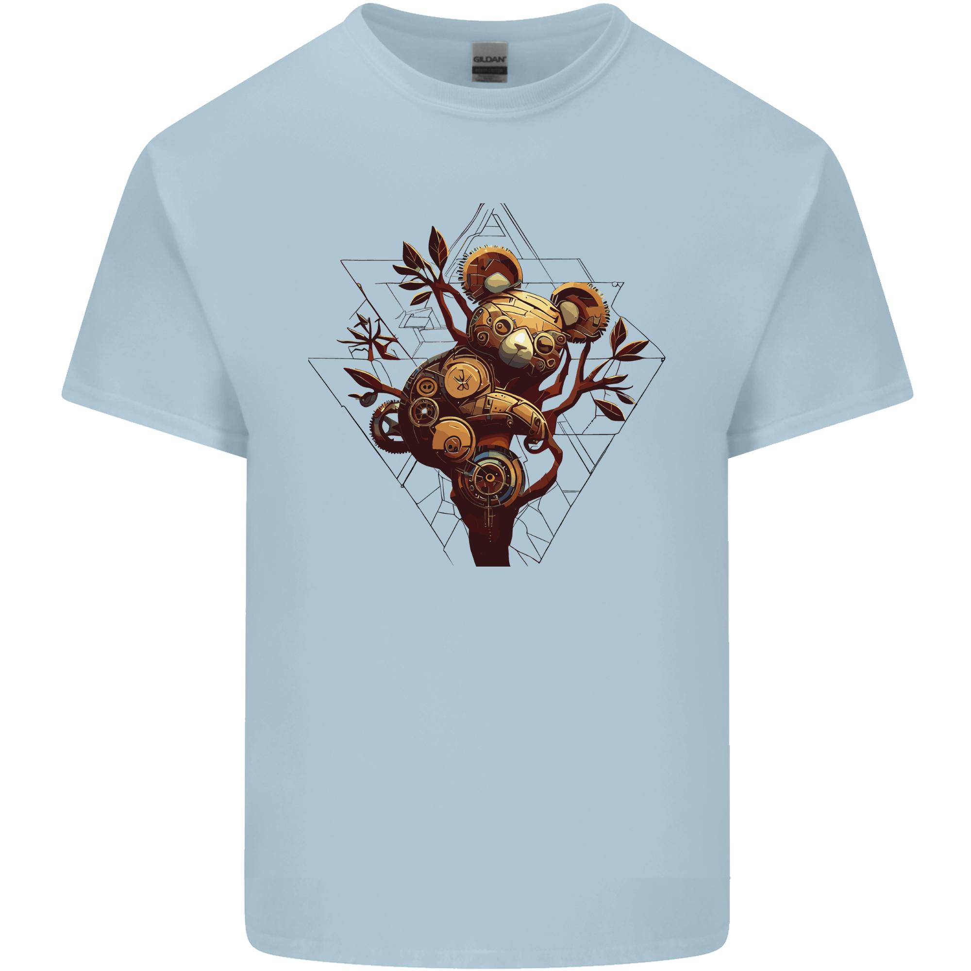 Steampunk Koala Bear Unisexs Light Cotton TShirt S
