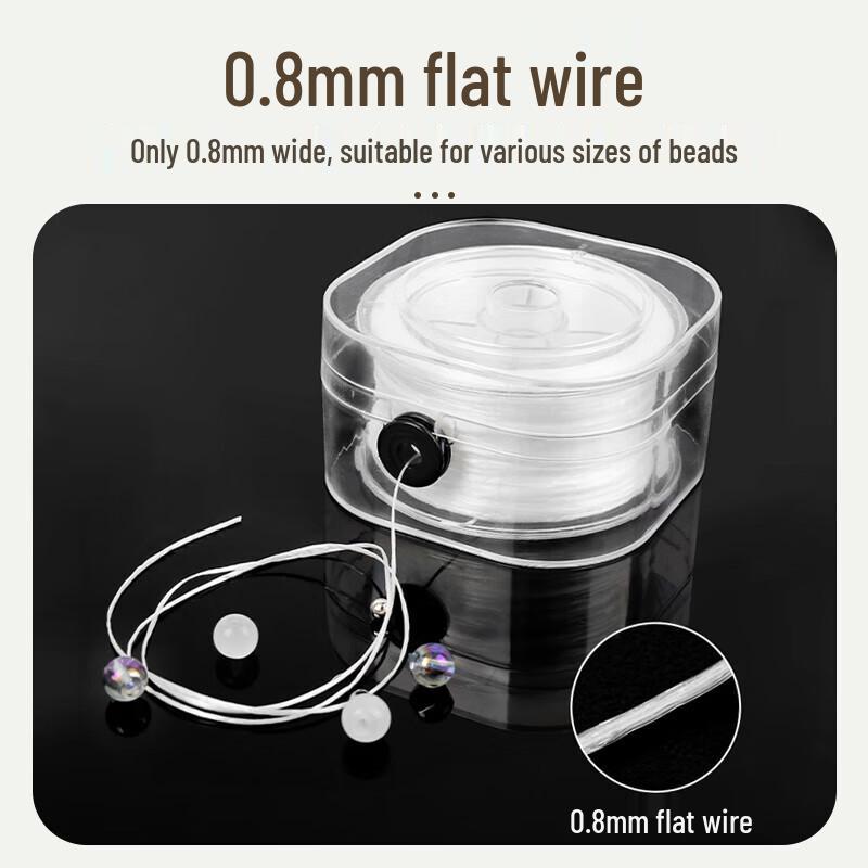 

Transparent Elastic Beading Thread (90m)