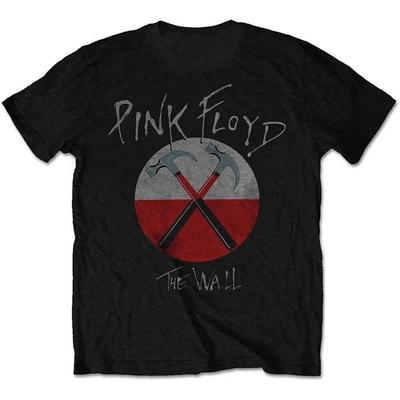 Pink Floyd's The Wall Classic Rock Černé tričko Topy Vintage Oversized Bavlna Pánské tričko Dámské Kulaté Oversized vysoká kvalita