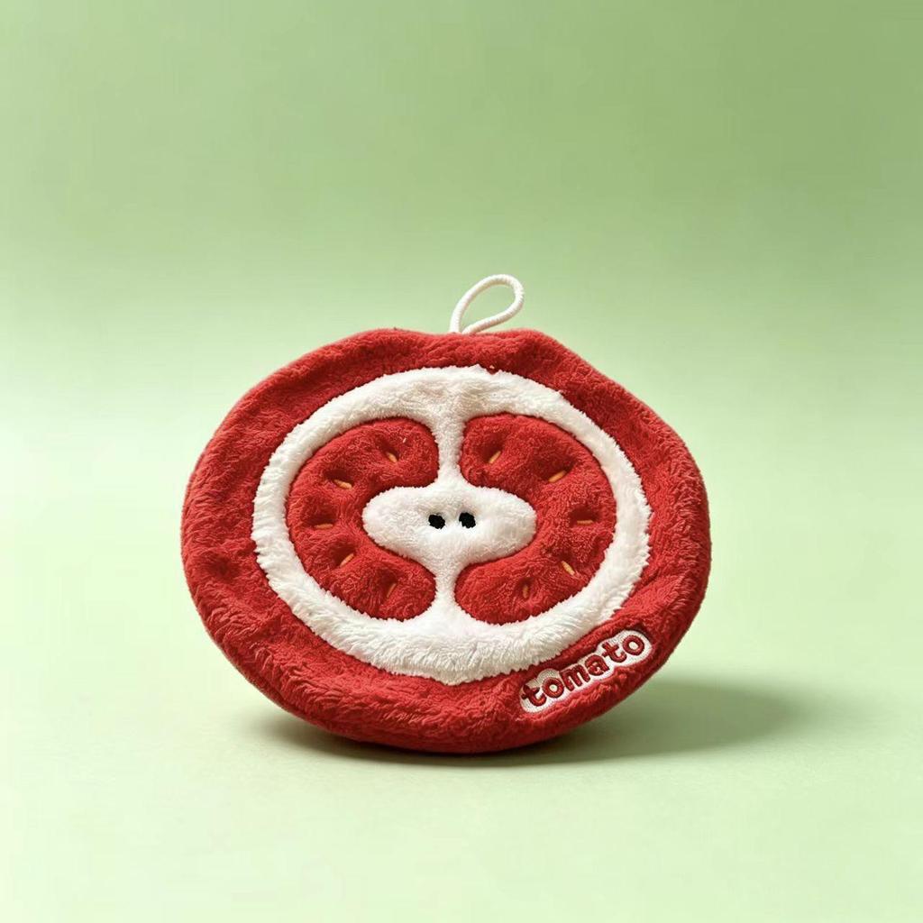 Coral Fleece Goose Hand Towel - Absorbent & Cute for Kids' Bathroom or Kitchen