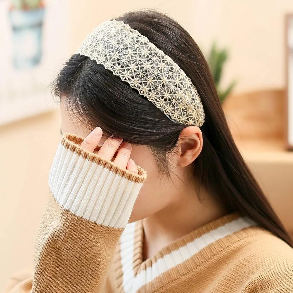 Daily Headband Designer Headband Angel Shushu Oriental Lace Hairband Ivory Ju Vidastory