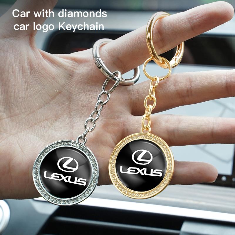 Car Key Rings Keychain Pendant for Lexus RX330 Fsport IS200 IS250 RX350 GX NX300h Ct200h ES300h IS300h RX400h ES350 GS300 GX470