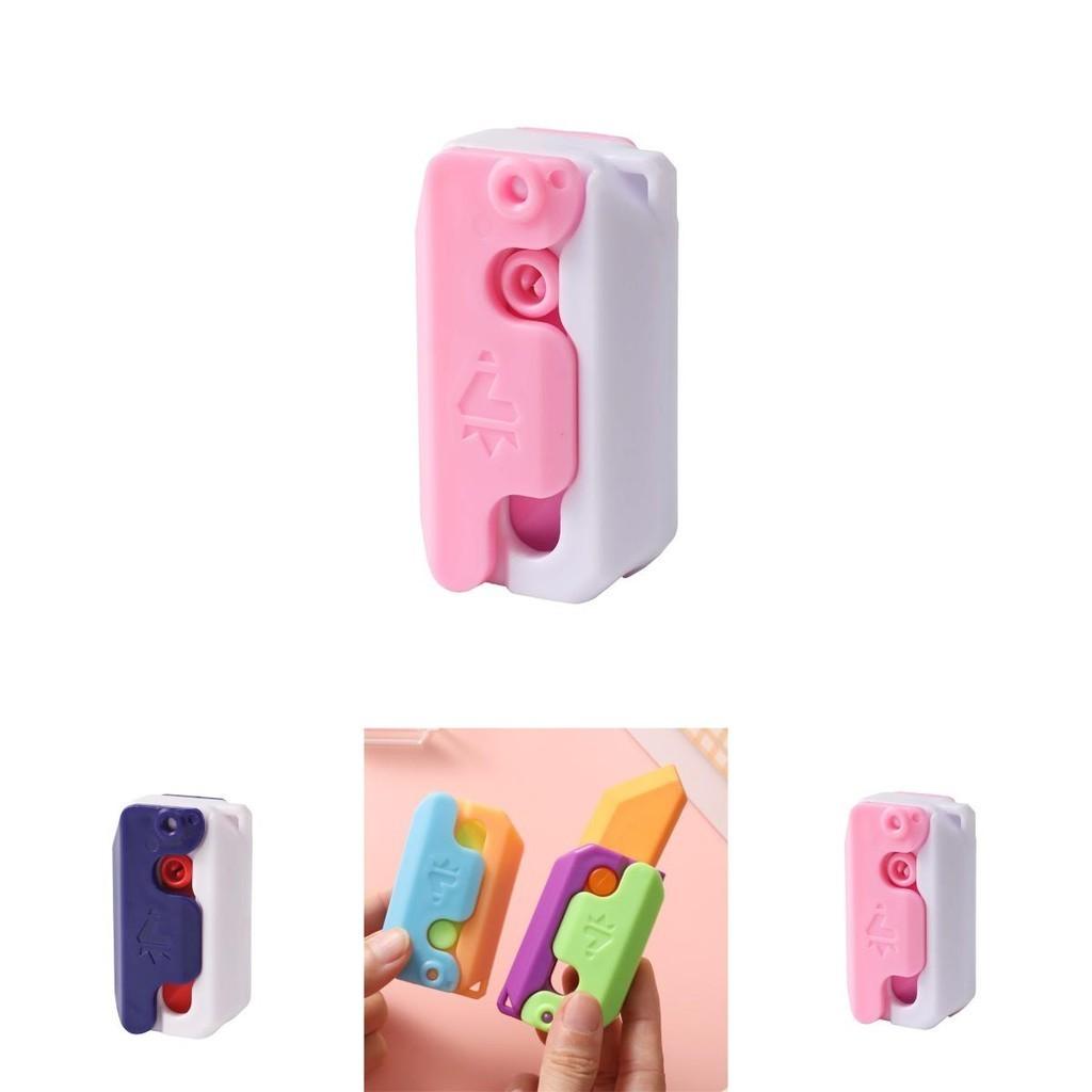 New Cartoon 3d Gravity Carrot Eraser Toy For Students Creative Stationery To Release Stress Purple Shell)