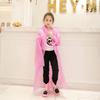 1 pièce Veste pour enfants Manteaux Imperméable à capuche Poncho Imperméable Couleur unie Housse de pluie Imperméable PEVA
