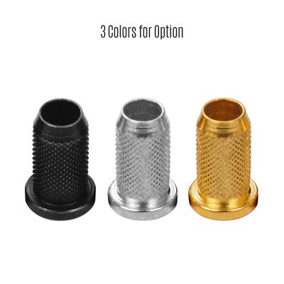 String-Through Body String Ferrules Small Size Metal Hardware Parts for Electric Guitars Set of 6pcs