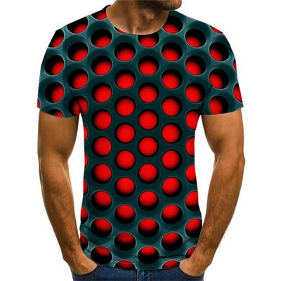 2025 Summer New 3D T-shirt Men's Short Sleeve Shirt Funny T-shirt Japanese Punk Gothic 3D T-shirt Men's