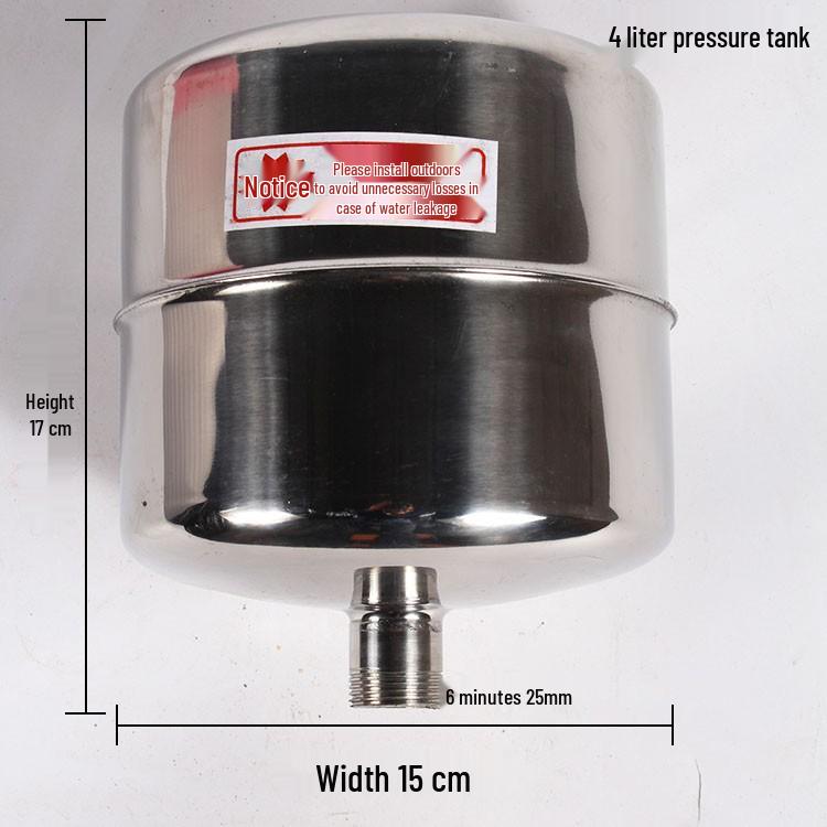 Intelligent Self-Priming Booster Pump with Stainless Steel Tank & Automatic Pressure Controller for Households