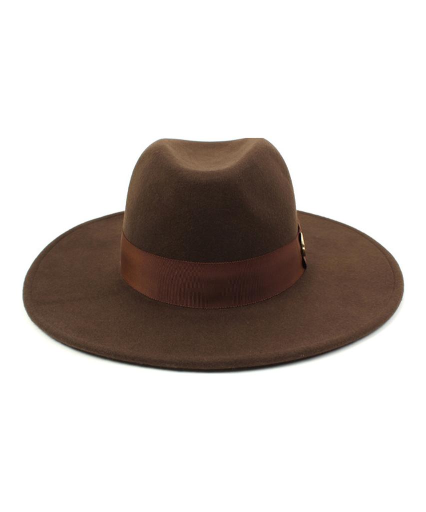Yunibeosyeolkemiseuteuli Br Line Wool Brown Fedora