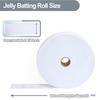 Nuovo Rotolo di Imbottitura in Misto Poliestere da 45 Yds Bianco 2 1/4 Pollici Tappeti Jelly Roll Jellyroll