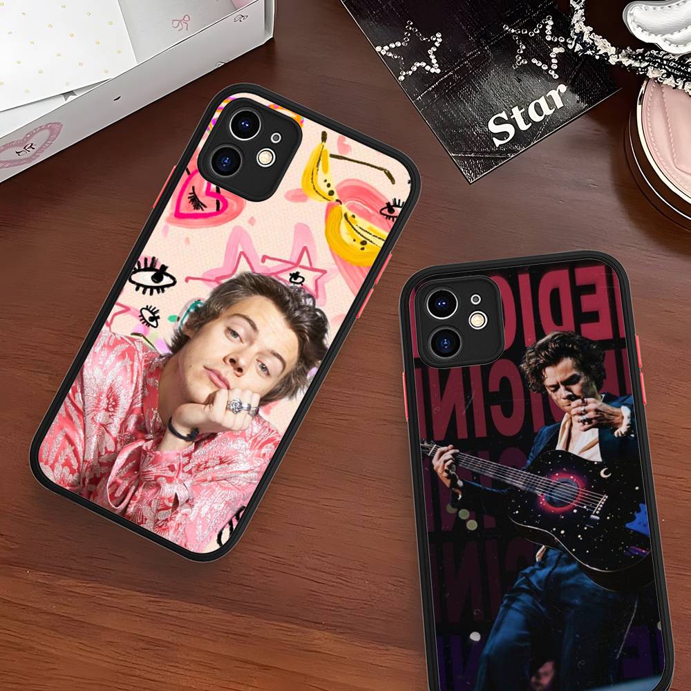 Pop Singer Harry Styles Matte Protective Case For IPhone 16 15 14 13 12 11 Pro Max X XS MAX Protection Case