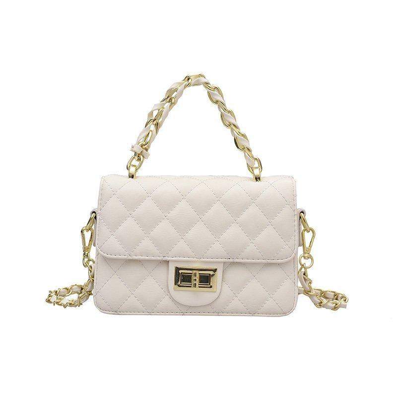 Chain bag new fashion diamond large capacity sensitive time versatile messenger multi-layer small square bag
