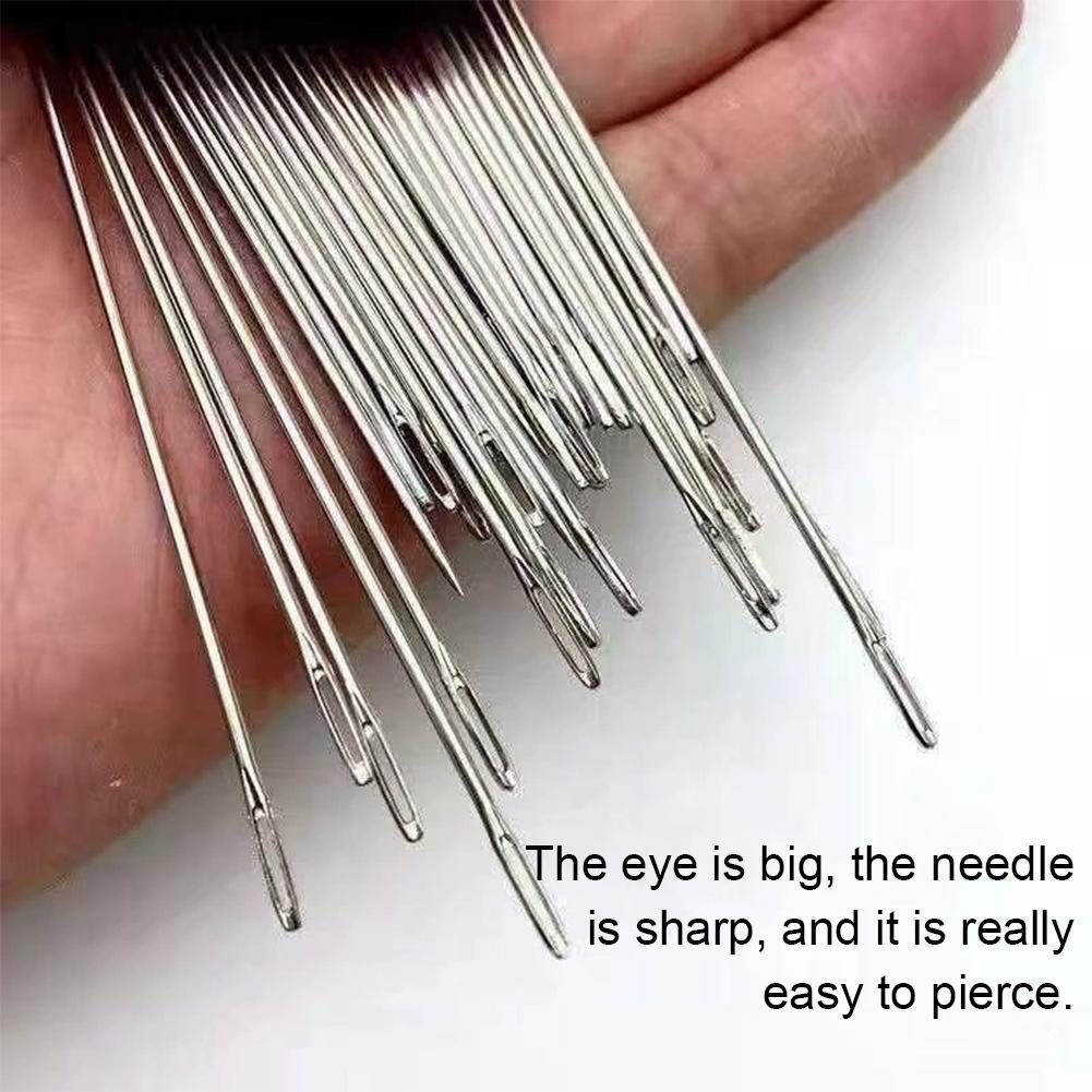 31/34/37PCS Sewing Kits DIY Multi-function Sewing Box Set Big Eye Steel Needles for Hand Quilting Stitching Embroidery Thread
