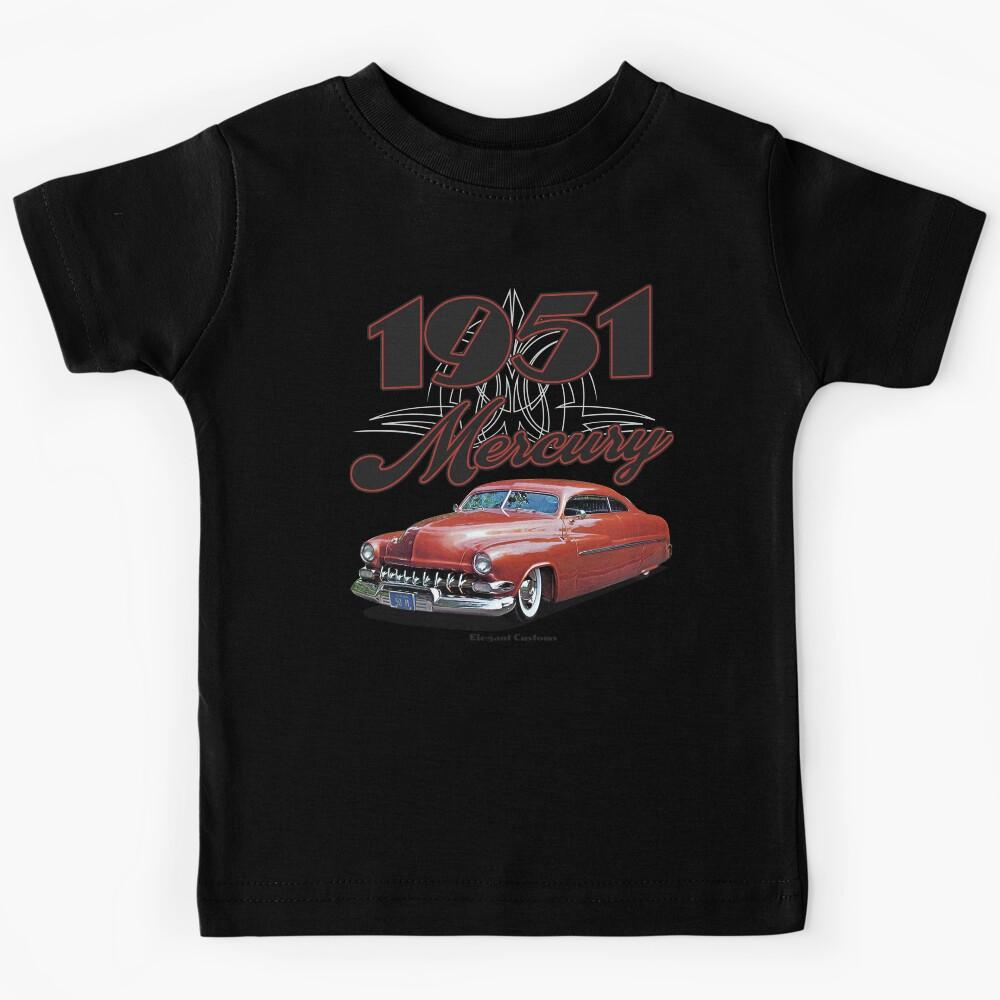 1951 Mercury with a chopped top - Lowrider, Kustom, Hot Rod, Muscle Car Kids T-Shirt 130