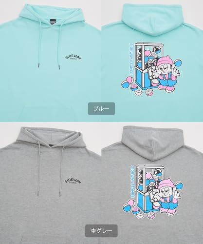 IMPROVES SIDEWAYSTANCE Men's Pullover Fleece Hoodie, Black, 70175