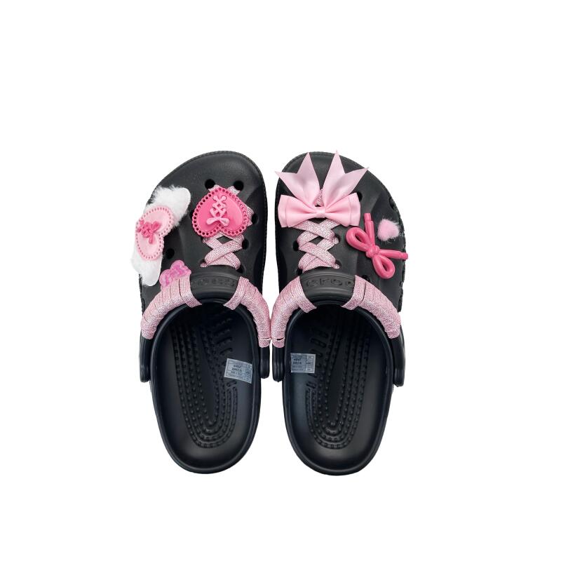 Crocs Baya Classic clog EVA Pink Barbie Beya Beach Hole Shoes Women's Pink