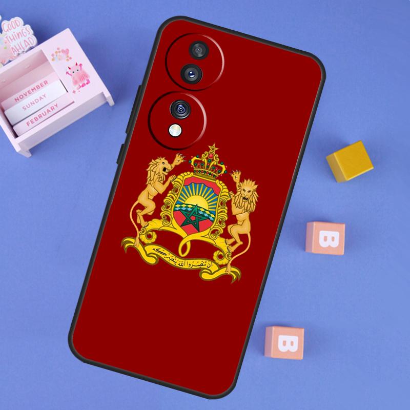 Maroc Morocco Flag Case For Honor X9d X9a X9b X9c X8b X8c Win RT 200 400 Pro 70 90 Magic 7 Lite 5 6 8 Pro Cover