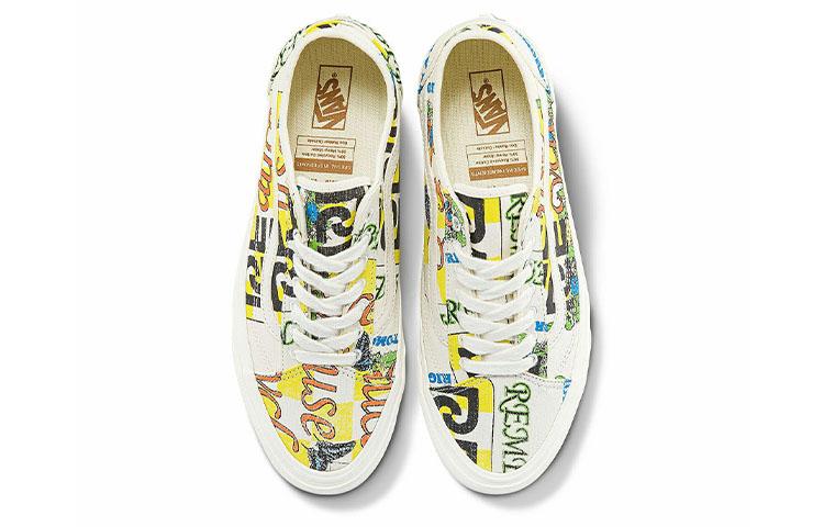 Vans Old Skool Eco Theory Tapered 'White Yellow Black' VN0A54F4ARG