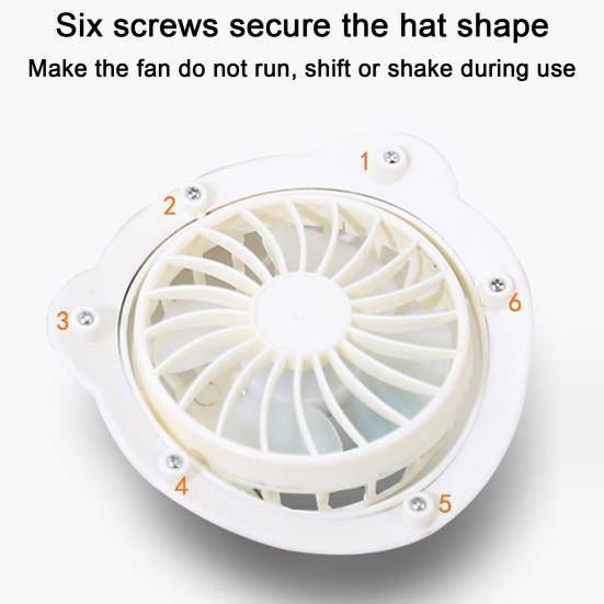 Solviftehatt med nakkelapp UV-beskyttelse Hatt med kjølevifte USB-oppladbar Pustende Herre Dame Sommer Utendørs Bredbremmet Solhatt