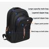 Unisex Casual Backpack - Durable Nylon Multi-Pocket Travel Bag , Ergonomic Shoulder Straps & Zipper Closure for Business Trips, Short-Distance Travel