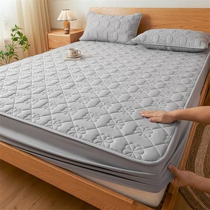 New Style Class A Raw Cotton Padded Waterproof Fitted Bed Sheet Mattress Cover Bedspread Comforter for Bedding Protection