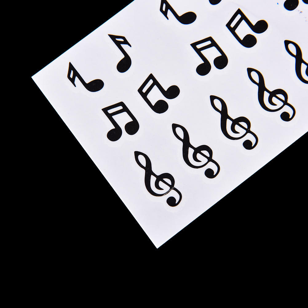 Nálepka s falešným dočasným tetováním Noty s pažím Body Waterproof Women Art