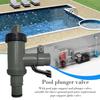 Plunger Valves For Ground Pool Swimming Pool Hose Adapter Heavy-Duty Plunger Accessories For Waterflow Control Outdoor Home