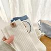Women's Spring and Summer Fashion Simple Cloth Label Strawberry Embroidery Sweet Absorbing Breathable Cotton Socks