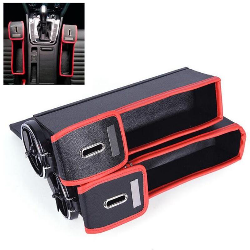 PU Leder Autositz Gap Elegante Auto Dekoration Flasche Getr/änke Essen Smartphone Zubeh/ör Auto Seitentasche multifunktionale Aufbewahrungsbox Organizer /… Universal Autohalterung