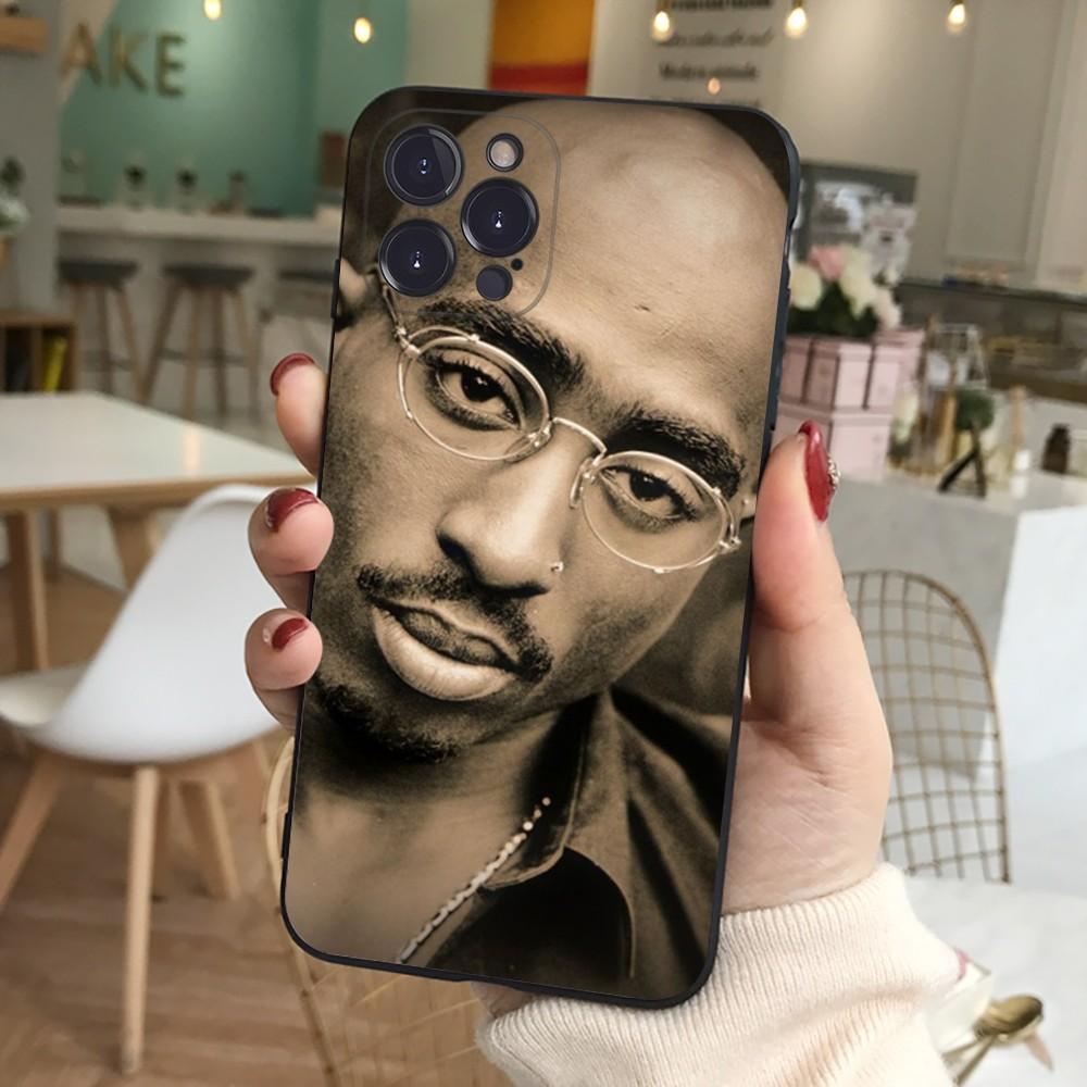 2pac Singer Phone Case For iPhone 15 14 11 12 13 Mini Pro XS Max Cover 6 7 8 Plus X XR SE 2020 Funda Shell