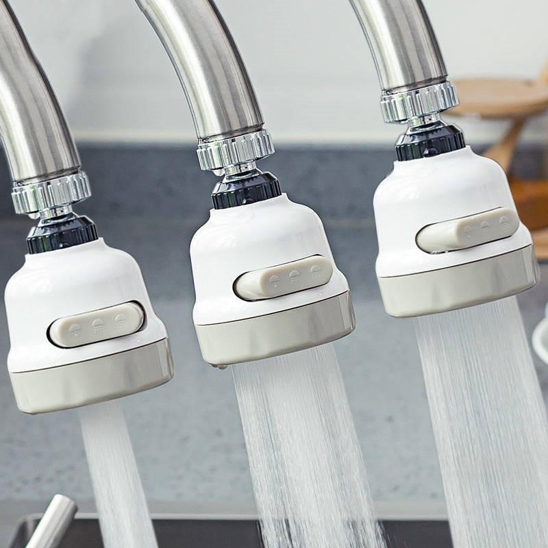 Nozzle Modes Rotatable Flexible Faucet Aerator Adjustable Booster Tap Head Shower Diffuser Anti-Splash Kitchen Accessories