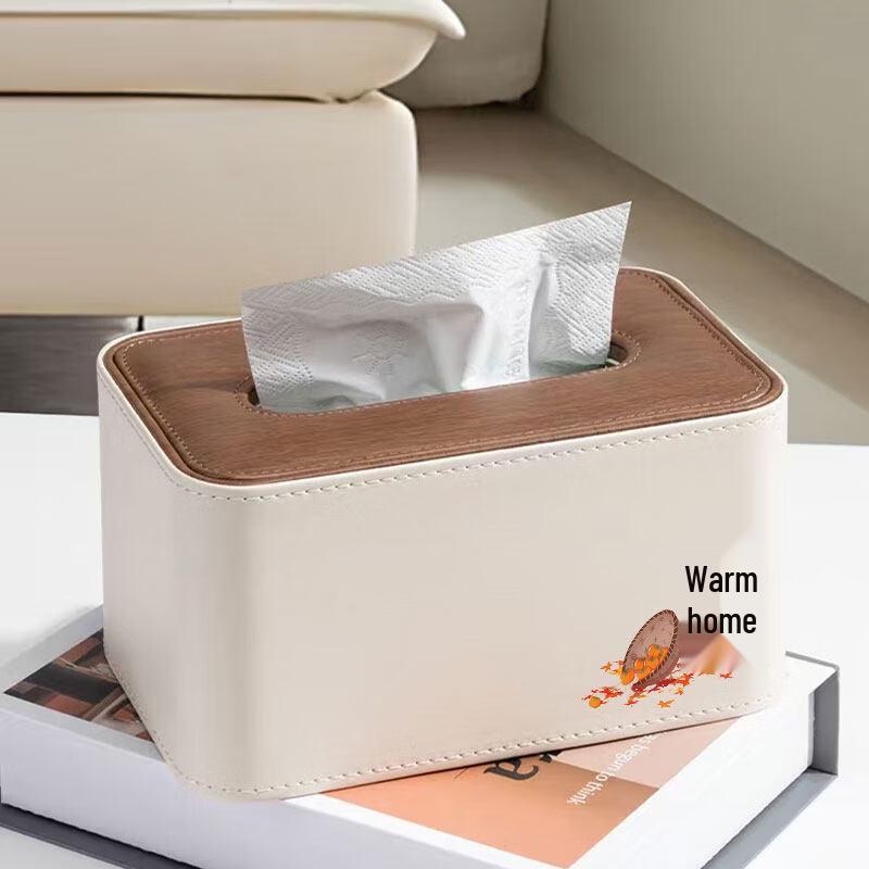 Walnut Wood Desktop Tissue Box