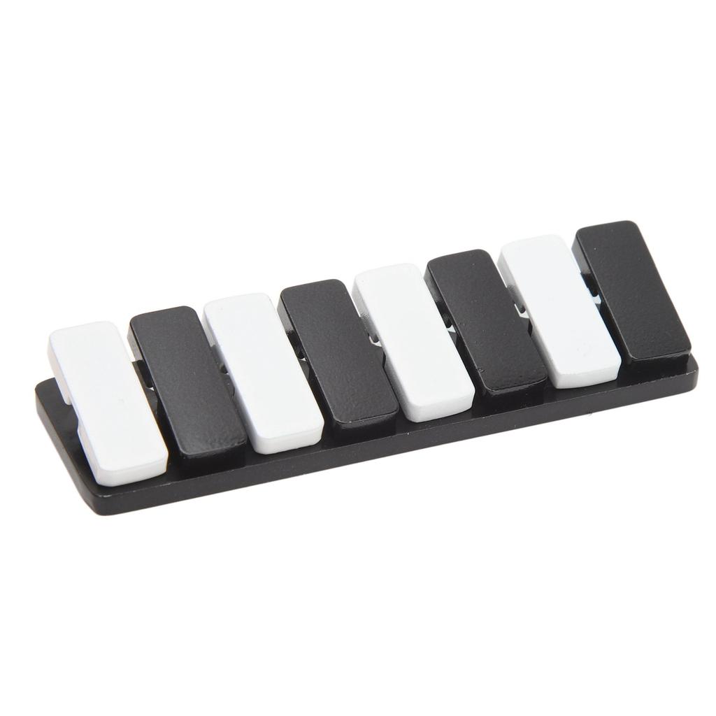 Piano Key Haptic Clicker Toy Zinc Alloy Adult Portable ADHD Slider Anxiety Stress Relief Toy
