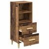 Sideboard Reclaimed Wood 34 X 34.5 X 90 Cm Engineered Wood