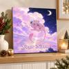 Mew Custom Name Diamond Painting Personalized 5D Full Drill DIY Diamond Art Home Decor
